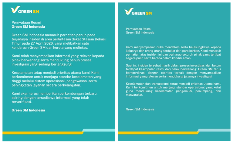 Green SM vs Kereta Bekasi